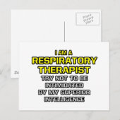 呼吸セラピスト...優れた知性 ポストカード (正面/裏面)
