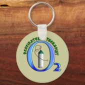 呼吸セラピストO2タンクデザイン キーホルダー (正面)