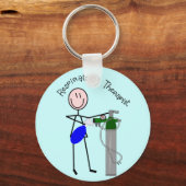 呼吸セラピストO2 & Ambuバッグデザイン キーホルダー (正面)