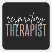 呼吸セラピストRTギフト スクエアシール (正面)