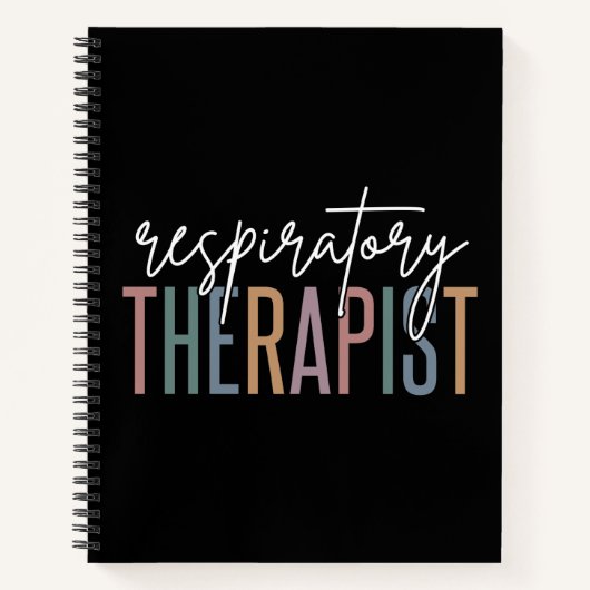 呼吸セラピストRTギフト ノートブック (正面)