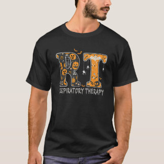 呼吸セラピストRT面白いハロウィーン未来ニュー Tシャツ