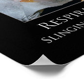 呼吸セラピーやる気を起こさせるポスター ポスター (角)