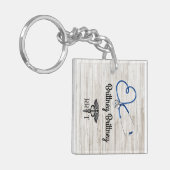 呼吸セラピーアクリルカスタムキーチェーン キーホルダー (正面左)
