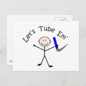 呼吸セラピースティックパーソン「レッツチューブ」 ポストカード (正面/裏面)