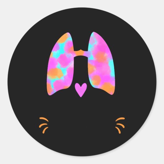 呼吸セラピーセラピストRt肺 ラウンドシール (正面)