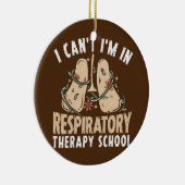 呼吸セラピー学校に行けない セラミックオーナメント (右)