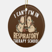 呼吸セラピー学校に行けない セラミックオーナメント (左)
