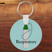 呼吸セラピー酸素タンクデザイン キーホルダー (正面)