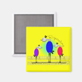 呼吸セラピー「アンブバード」プレゼント マグネット (正面/裏面)