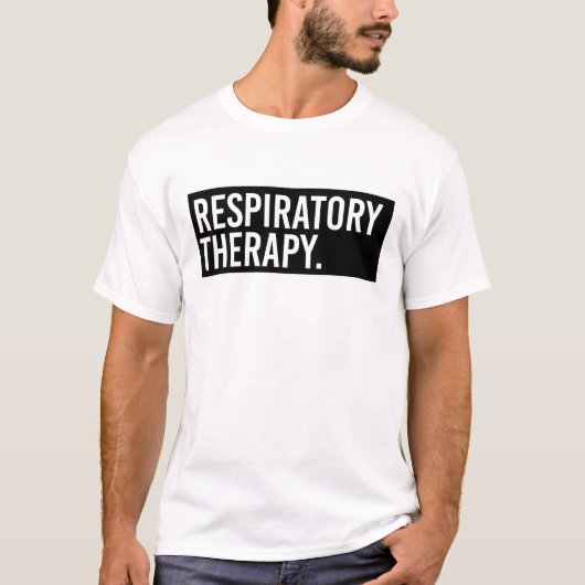 呼吸セラピーRT呼吸セラピスト Tシャツ (正面)