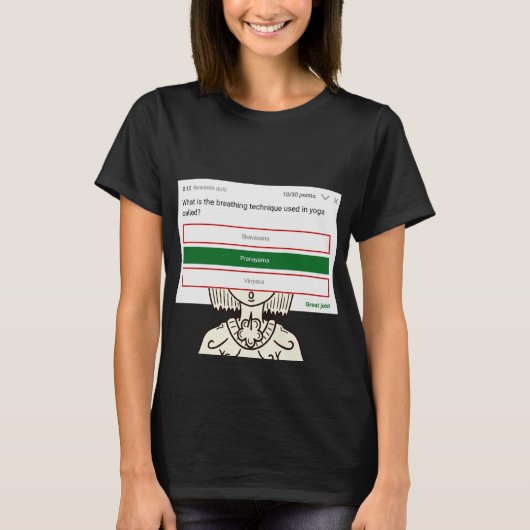 呼吸テクニックのシャツとは Tシャツ (正面)