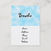 呼吸ビジネスカード 名刺 (裏面)