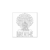 呼吸ブッダアイディアヨガと瞑想 ラバースタンプ (インプリント)