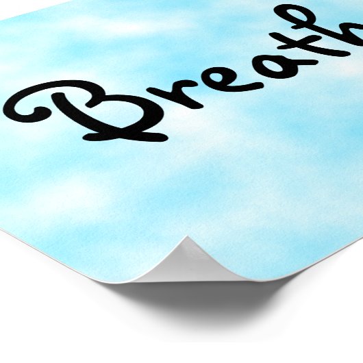 呼吸ポスター ポスター (角)