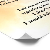 呼吸レッスン©2012 byトリンカ丁寧（ポスター） ポスター (角)