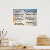 呼吸レッスン©2012 byトリンカ丁寧（ポスター） ポスター (キッチン)