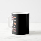 呼吸不気味セラピストハロウィーン呼吸器 コーヒーマグカップ (正面左)