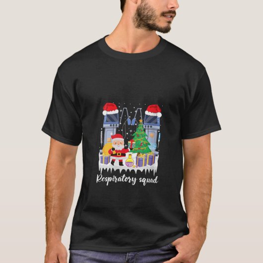 呼吸分隊クリスマスRTクルークリスマスパーティーRT Tシャツ (正面)