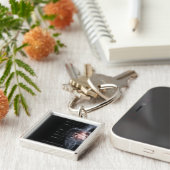 呼吸器およびハートの図表 キーホルダー (側面)