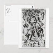 呼吸器の解剖学 ポストカード (正面/裏面)