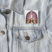 呼吸器の3dレンダリング 缶バッジ (インサイチュ)