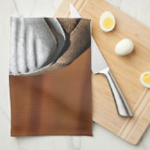 呼吸器サッカーの子牛の保護 キッチンタオル (四つ折り)