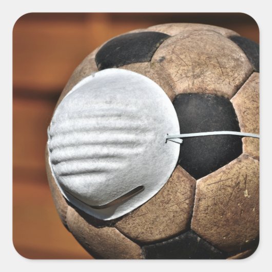 呼吸器サッカーの子牛の保護 スクエアシール (正面)