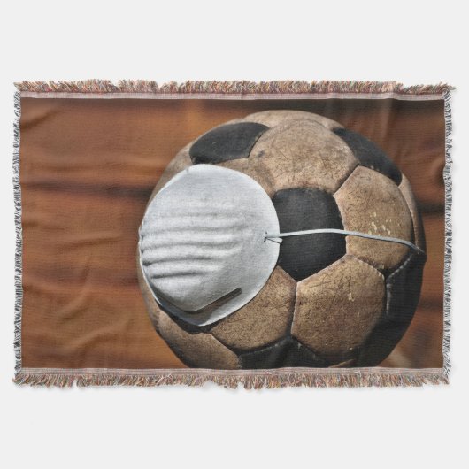 呼吸器サッカーの子牛の保護 スローブランケット (正面)
