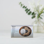 呼吸器サッカーの子牛の保護 名刺 (スタンド正面)