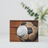 呼吸器サッカーの鉛防護 ポストカード (スタンド正面)