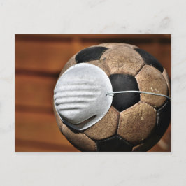 呼吸器サッカーの鉛防護 ポストカード