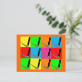 呼吸器セラピーの膝関節ギフト ポストカード (スタンド正面)