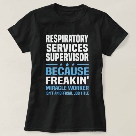 呼吸器監視員 Tシャツ (デザイン正面)