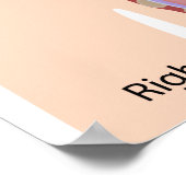 呼吸器系にはプリント ポスター (角)