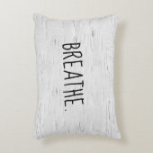 呼吸文字オン樺の木ツリーアクセント枕 アクセントクッション (正面(垂直))