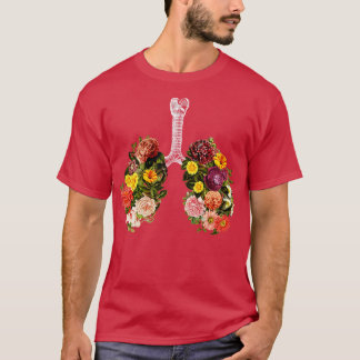 呼吸春花肺ブラックバイトベフォンセック Tシャツ