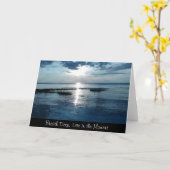 呼吸深いは感動的な時に及び住んでいます カード (黄色い花)