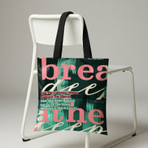 呼吸深いトートバッグ – マインドフルネス&ウェルネス