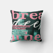 呼吸深い装飾用クッションやる気を起こさせる- Self-気に クッション (裏面)