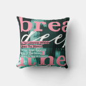 呼吸深い装飾用クッションやる気を起こさせる- Self-気に クッション (正面)