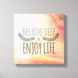 呼吸深い キャンバスプリント