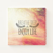 呼吸深い ノートブック (裏面)