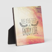 呼吸深い フォトプラーク (正面)