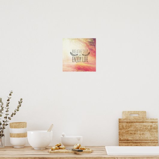 呼吸深い ポスター (キッチン)