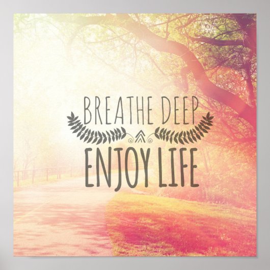 呼吸深い ポスター (正面)