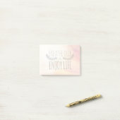 呼吸深い ポストイット (デスク上)