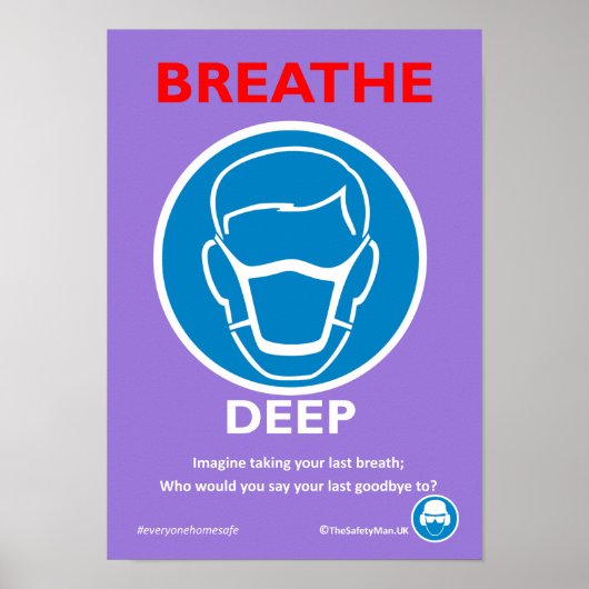 呼吸深いRPE安全性 ポスター (正面)