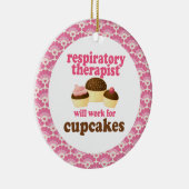 呼吸療法士のギフトのオーナメント セラミックオーナメント (右)