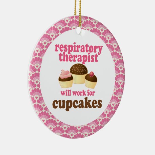 呼吸療法士のギフトのオーナメント セラミックオーナメント (右)